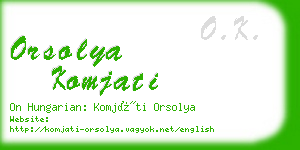 orsolya komjati business card